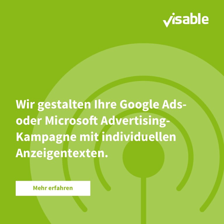Google Ads mit Visable