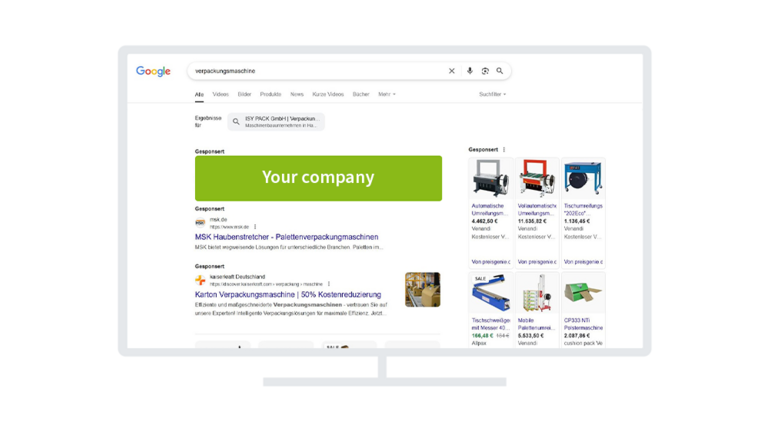 Google Ads screen